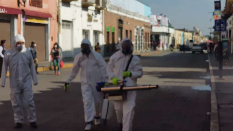 Aplic Ayuntamiento De Huamantla Proceso De Termonebulizaci N En Calles