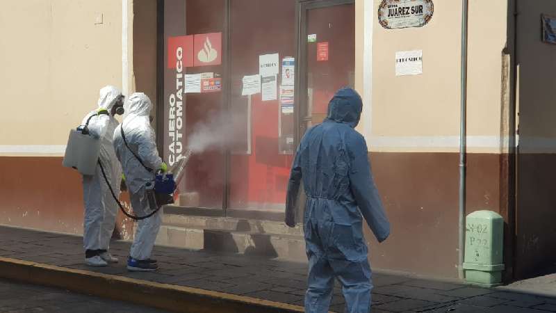 Aplic Ayuntamiento De Huamantla Proceso De Termonebulizaci N En Calles