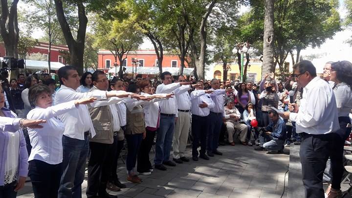 PAC reafilia y toma protesta a comité municipal Tlaxcala