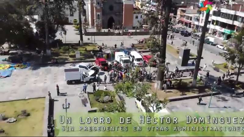 Un logro de Héctor Dominguez en Chiautempan 