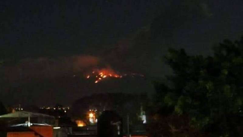 Cimbra a Tlaxcala explosión del Popocatépetl