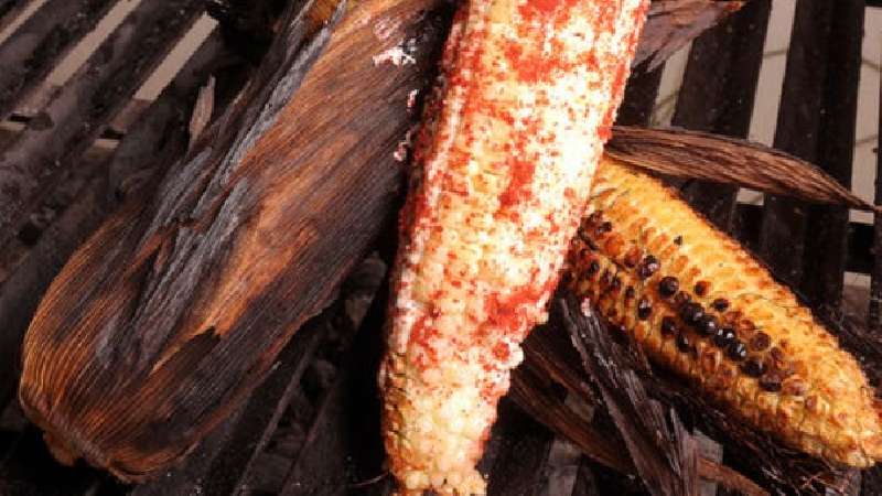 Elotes asados