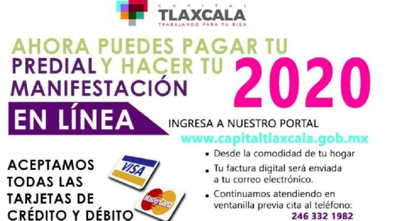 Implementa Ayuntamiento de Tlaxcala cobros en línea con tarjetas bancarias