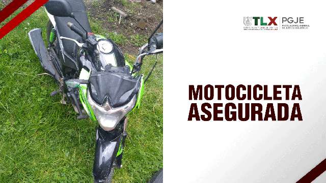 Asegura PGJE motocicleta con irregularidades