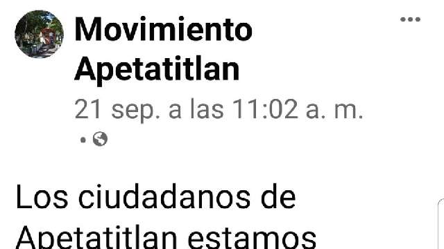 Tachan de vividores a personajes que se apuntan en Apetatitlán para b...