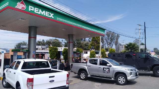 Cumplimenta la PFM una orden de cateo en una gasolinera en Tlaxcala