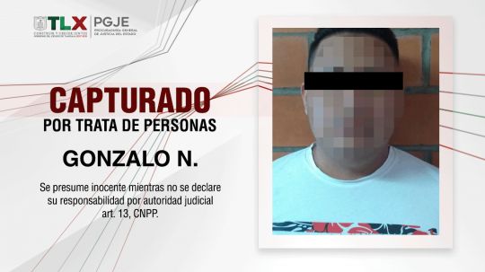 PGJE captura a imputado por trata de personas; operaba en Puebla