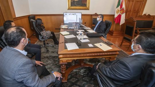 Marco Mena, Conago y funcionarios federales revisan estrategia para distribuir vacunas contra Covid-19 en los estados