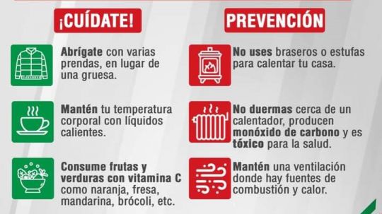 Emite Cepc recomendaciones a la población ante bajas temperaturas