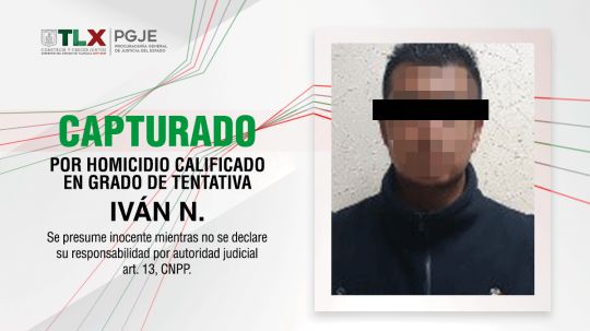 Captura PGJE a imputado por homicidio en grado de tentativa ocurrido en 2020