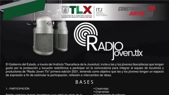 Invita ITJ a participar en la convocatoria radio joven TLX