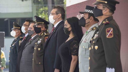 Marco Mena encabeza conmemoración del CVIII aniversario del ejército mexicano