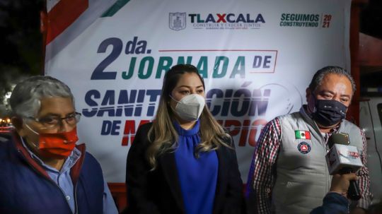 Realizan Ayuntamiento de Tlaxcala y CEPC Segunda Jornada de Sanitización en la capital