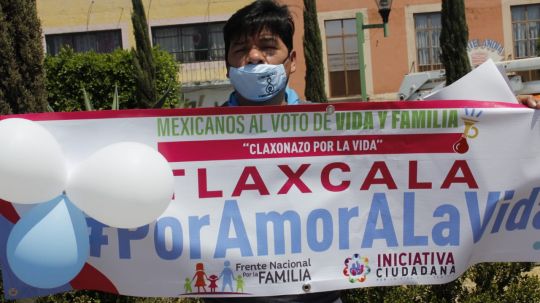 Rechazan uniones igualitarias y aborto, manifestantes provida acuden a Congreso