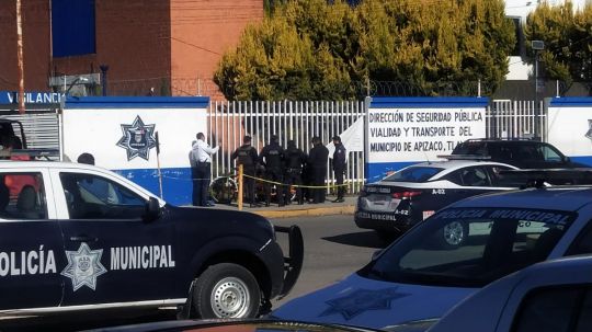 Apizaco sin seguridad, policías paran labores por muerte de oficial que no iba armado, exigen condiciones para trabajar