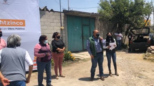 Con inversión de 1.3 mdp arranca obra en Barranca Corazón de Jesús del municipio de Xicohtzinco