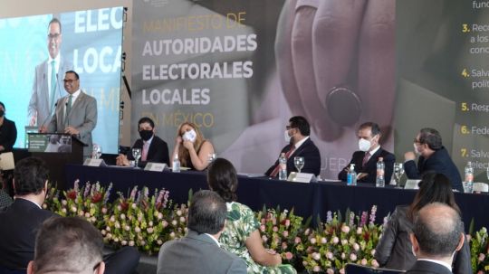 Firma TET el Manifiesto Nacional de Autoridades Electorales Locales