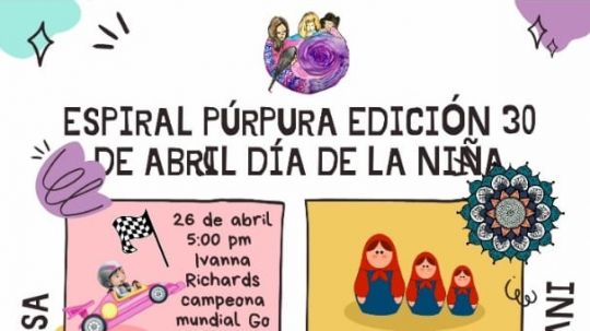 Poderosas desde pequeñas, espiral púrpura celebra a la niñez desde una visión feminista