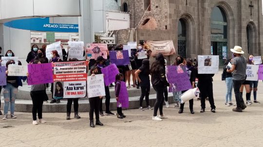 Justicia para Ana Karen y Daniela, el reclamo de mujeres en Apizaco