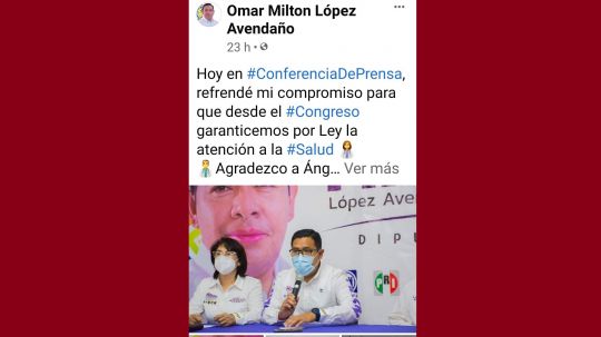 Diputado Milton López no tiene vergüenza para buscar reelección, critican ciudadanos 