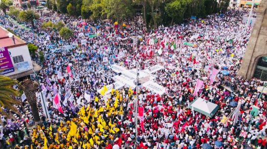 Imponente cierre de campaña de Anabell Ávalos en Apizaco 