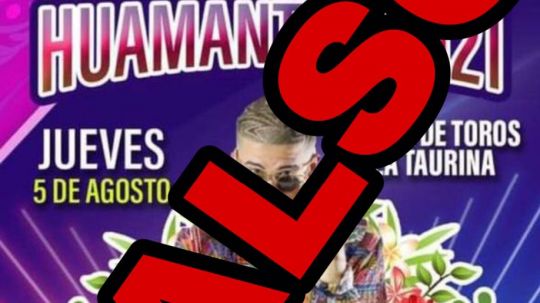 Falso cartel de feria de Huamantla 2021 que circula en redes sociales, no existen condiciones para su desarrollo