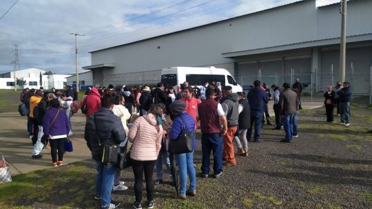 Con paro de labores, trabajadores de empresa de CIX I demandan cambio de sindicato