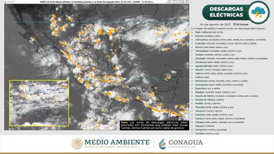 Toma precauciones, descargas eléctricas afectarán 6 municipios de Tlaxcala