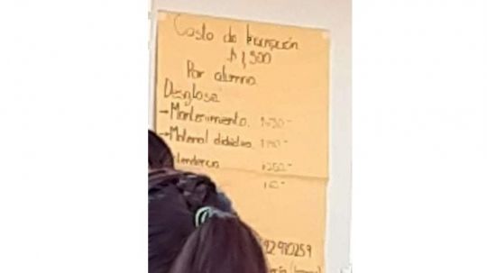 Hasta mil 500 pesos deben pagarse para que les permitan inscribir en jardín de niños 