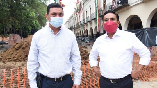 Gestiona Jorge Corichi recursos para mejorar la infraestructura de la Ciudad de Tlaxcala