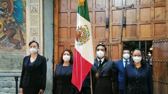 El Presidente Municipal Jorge Corichi participó en la Ceremonia del Grito de Independencia en Palacio de Gobierno