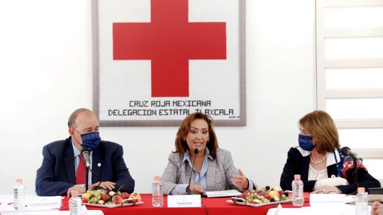 Ofrece Lorena Cuéllar apoyo a la Cruz Roja para mejorar atención a la población