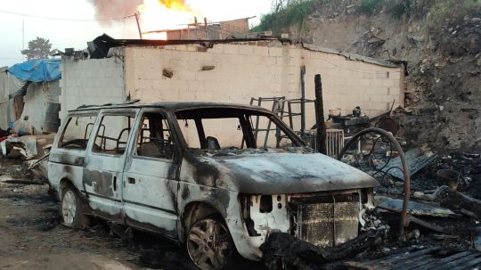 Evacuados de Xochimehuacán se refugian en Tlaxcala    En albergues o con amigos y familiares, vecinos de las zonas aleda