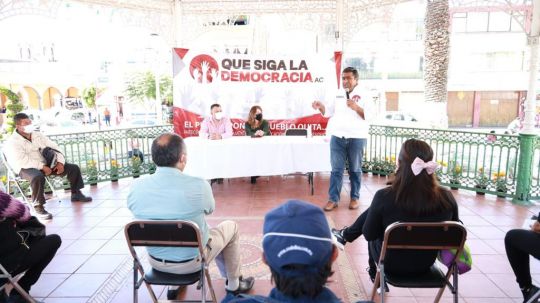 Generar conciencia en torno a la revocación de mandato de AMLO, objetivo del colectivo Que Siga la Democracia