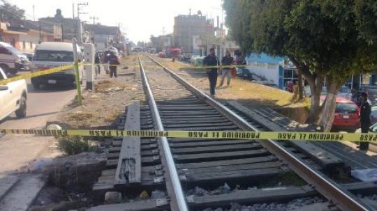 Muere hombre en Chiautempan tras ser impactado por el tren
