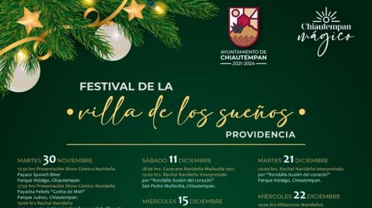 Inicia el Festival de la Villa de los Sueños en Chiautempan