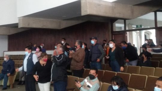 Organizaciones de campesinos llevan su rechazo a Fondo Moches a la sesión ordinaria del Congreso