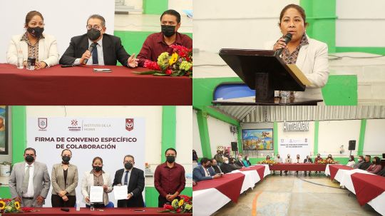 Colaborarán UATx y municipio de Amaxac en favor de la población