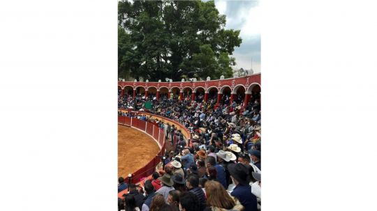 Plaza de toros abarrotada, no cumplen medidas de sana distancia