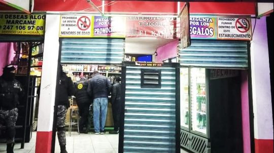 Por incumplimiento a medidas clausuran 4 establecimientos que expendía alcohol en Huamantla 