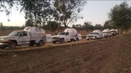 En Calpulalpan 7 pipas que transportaban gas de toma clandestina fueron aseguradas, hay dos detenidos 