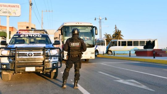 Implementa dirección de seguridad pública de Huamantla operativo transporte seguro