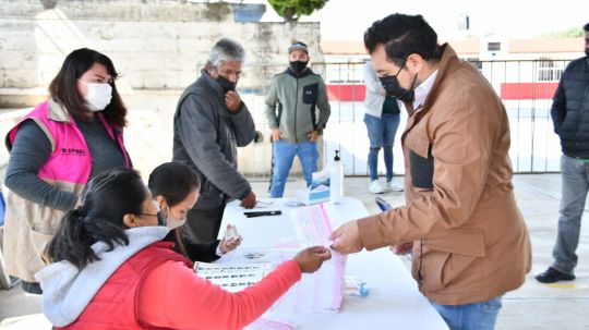 Ejercicio de revocación de mandato transcurre sin mayores incidentes en zona de Huamantla 