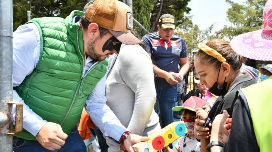 Más de 6 mil menores de 39 comunidades de Huamantla son festejos en festival infantil 