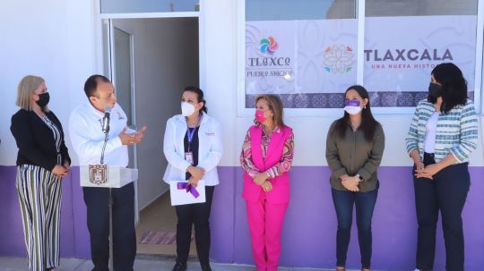 Inauguró gobernadora Lorena Cuéllar módulo de atención a víctimas en Tlaxco