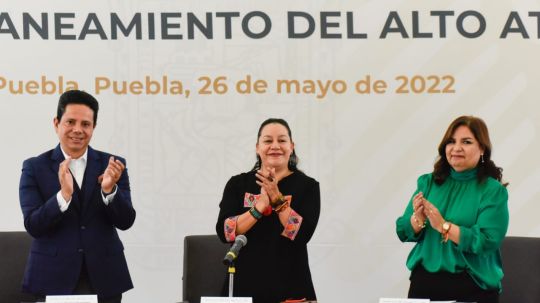 Continúan los gobiernos federal, de Puebla y Tlaxcala trabajo interinstitucional para el saneamiento del Alto Atoyac