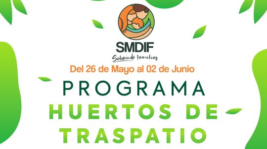 Convoca SMDIF de Huamantla a participar en el programa de huertos de traspatio