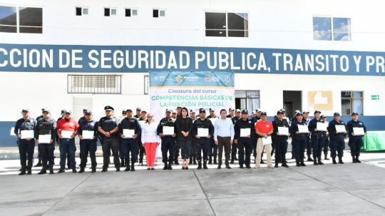 Cuenta ayuntamiento de Huamantla con mejores elementos de seguridad pública municipal