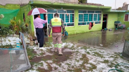 Intervalos de chubascos, vientos fuertes y probable caída de granizo en Tlaxcala