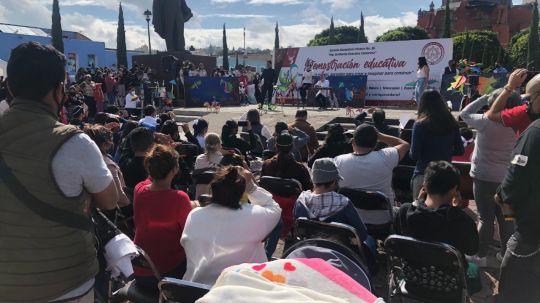 Realiza Secundaria de San Gabriel Cuauhtla realiza demostración educativa con programa cultural, académico y artístico